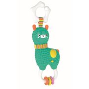 Clementoni - Zornaitoare interactiva alpaca cu lumini si sunete ce contribuie la dezvoltarea multisenzoriala ARTCL17505