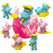 Craze - Bila de baie Inkee cu surpriza hipopotam la plaja ARTCRZ43417