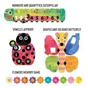 Headu - Ecoplay Primul meu joc Educational memoreaza formele, culorile, numerele si vocalele ARTHE57564