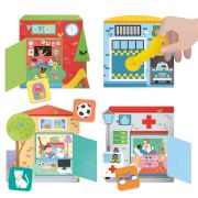 Headu - Joc Montessori observa deschide si gaseste care antreneaza memoria si observatia 2-5 ani ARTHE60544