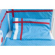 Lenjerie de pat doua piese Blue Dots KDELP2PBLUEDOTS
