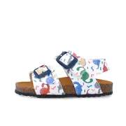 Sandale pentru copii cu dinozauri Garvalin, 252472, albi (Marime: 20) JEM252472-B-20