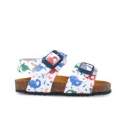 Sandale pentru copii cu dinozauri Garvalin, 252472, albi (Marime: 24) JEM252472-B-24