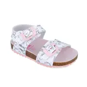 Sandale pentru copii cu pisicute Garvalin, 242453, albi (Marime: 20) JEM242453-C-20