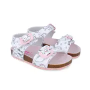 Sandale pentru copii cu pisicute Garvalin, 242453, albi (Marime: 22) JEM242453-C-22