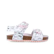 Sandale pentru copii cu pisicute Garvalin, 242453, albi (Marime: 29) JEM242453-C-29