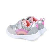 Sneakers cu leduri si curcubeu Garvalin 252801, argintiu (Marime: 25) JEM252801-B-25