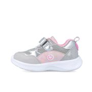 Sneakers cu leduri si curcubeu Garvalin 252801, argintiu (Marime: 25) JEM252801-B-25
