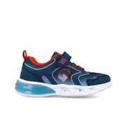 Sneakers cu luminite Garvalin 252828, bleumarin (Marime: 24) JEM252828-A-24