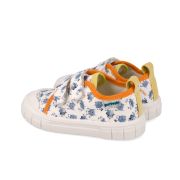 Tenisi canvas cu monstruleti pentru copii Garvalin 252382, albi (Marime: 29) JEM252382-A-29