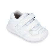Adidasi Primii Pasi pentru Copii Biomecanics, Alb (Marime: 24) JEM241001-C-24