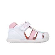 Sandale Primii Pasi pentru Copii Biomecanics 252106, Alb (Marime: 22) JEM252106-B-22