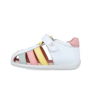 Sandale din piele pentru copii Garvalin 252303, alb (Marime: 22) JEM252303-B-22