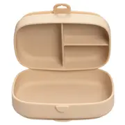 Caserola compartimentata din silicon cu ventuza, AppeKids Magic Box - Bubble Beige KRTAK275992