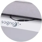 Patut cu leganare si cantar integrat chipolino sogno 2 in 1 grey hubkossg02501gr