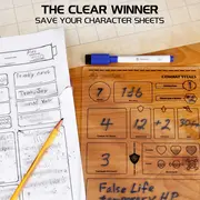 Set Fise Reutilizabile DnD ERFENTTACS100CLEW