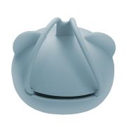 Suport pentru suzeta din silicon, AppeKids, The Little Bear - Aqua Blue KRTAK276081