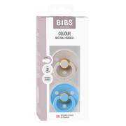 Bibs - set 2 suzete colour latex, tetina rotunda, 6 luni +-mushroom/breeze bbb120462