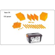 Joc educativ baza 10 set 121 piese la cutie  miniland - okeml95050