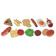 Jucarii fast-food miniland 19 buc  - okeml30585