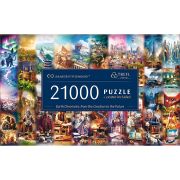 PUZZLE TREFL UFT  21000 CRONICI PAMANTESTI DE LA CREATIE LA VIITOR VIV81040