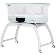 Patut cu leganare si cantar integrat chipolino sogno 2 in 1 pastel green hubkossg02503pg