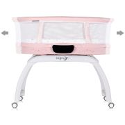 Patut cu leganare si cantar integrat chipolino sogno 2 in 1 pink hubkossg02504pi