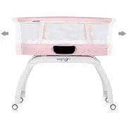 Patut cu leganare si cantar integrat chipolino sogno 2 in 1 pink hubkossg02504pi