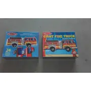 Puzzle de podea gigant masina de pompieri melissa and doug - okemd0436
