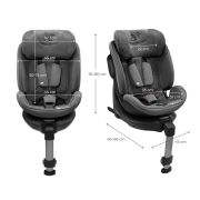 SCAUN AUTO KINDERKRAFT XRIDER 2 I-SIZE 40-150 CM GREY VIVKCXRID02GRY0000