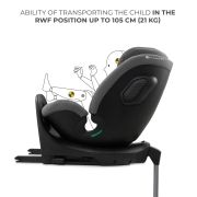 SCAUN AUTO KINDERKRAFT XRIDER 2 I-SIZE 40-150 CM GREY VIVKCXRID02GRY0000