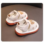 Sandalute ivoire cu piuitoare - bear family md2025su13-3-sa45
