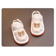 Sandalute ivoire cu piuitoare - bear family md2025su13-3-sa45
