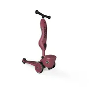 Trotineta Copii Cu Sezut, Suport Jucarie, Transformabila 2in1, Highwaykick 1 Lifestyle Wildcat, 1-5 Ani, Pana La 50 Kg, Scoot  Ride Pjb00075