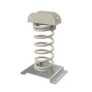 Balansoar pe arcuri pentru copii, vulpe, cu prindere pe beton, hdpe, kbt - okekbt177.002.004.001