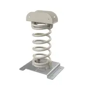 Balansoar pe arcuri pentru copii, vulpe, cu prindere pe beton, hdpe, kbt - okekbt177.002.004.001