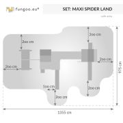 Complex de joaca din lemn fungoo maxi set spider land - okefu03528