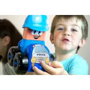 Joc constructii tematic statie politie - miniland - okeml32353