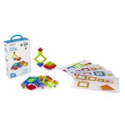 Joc de constructii cu piese translucide piramide - okeml32174