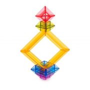 Joc de constructii cu piese translucide piramide - okeml32174
