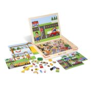 Joc magnetic potriveste piesele melissa & doug - okemd9918