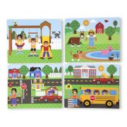 Joc magnetic potriveste piesele melissa & doug - okemd9918