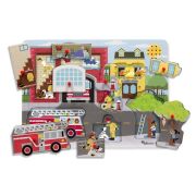 Puzzle cu sunete brigada de pompieri melissa and doug - okemd0736