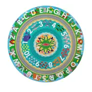 Puzzle de podea circular pentru invatarea numerelor si literelor (limba engleza) tarmul marii - okemd31008