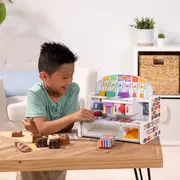 Set de joaca din lemn fabrica de ciocolata - okemd50889