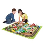 Set de joaca si covoras orasul melissa and doug - okemd5195
