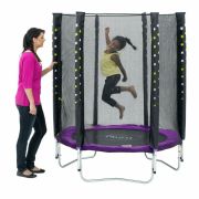 Set trambulina cu plasa de protectie junior 140 cm plum - okeplum30128