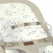 Balansoar, Jane, Ballu, Pliabil, Cu bara de jucarii si spatar reglabil in 3 pozitii, Conform cu standardul european de siguranta EN 12790:2023, Botanic BYN8420421089606