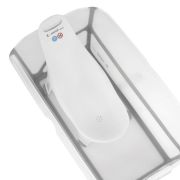 Cadita de baie cu pliere ultra-compacta, Jane, Oasis, Cu doua manere, 68 x 42 x 26 cm, Conform cu standardul european de siguranta EN 17072:2018, Pale BYN8420421093672