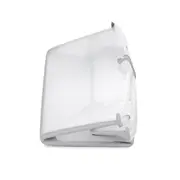 Cadita de baie cu pliere ultra-compacta, Jane, Oasis, Cu doua manere, 68 x 42 x 26 cm, Conform cu standardul european de siguranta EN 17072:2018, Pale BYN8420421093672